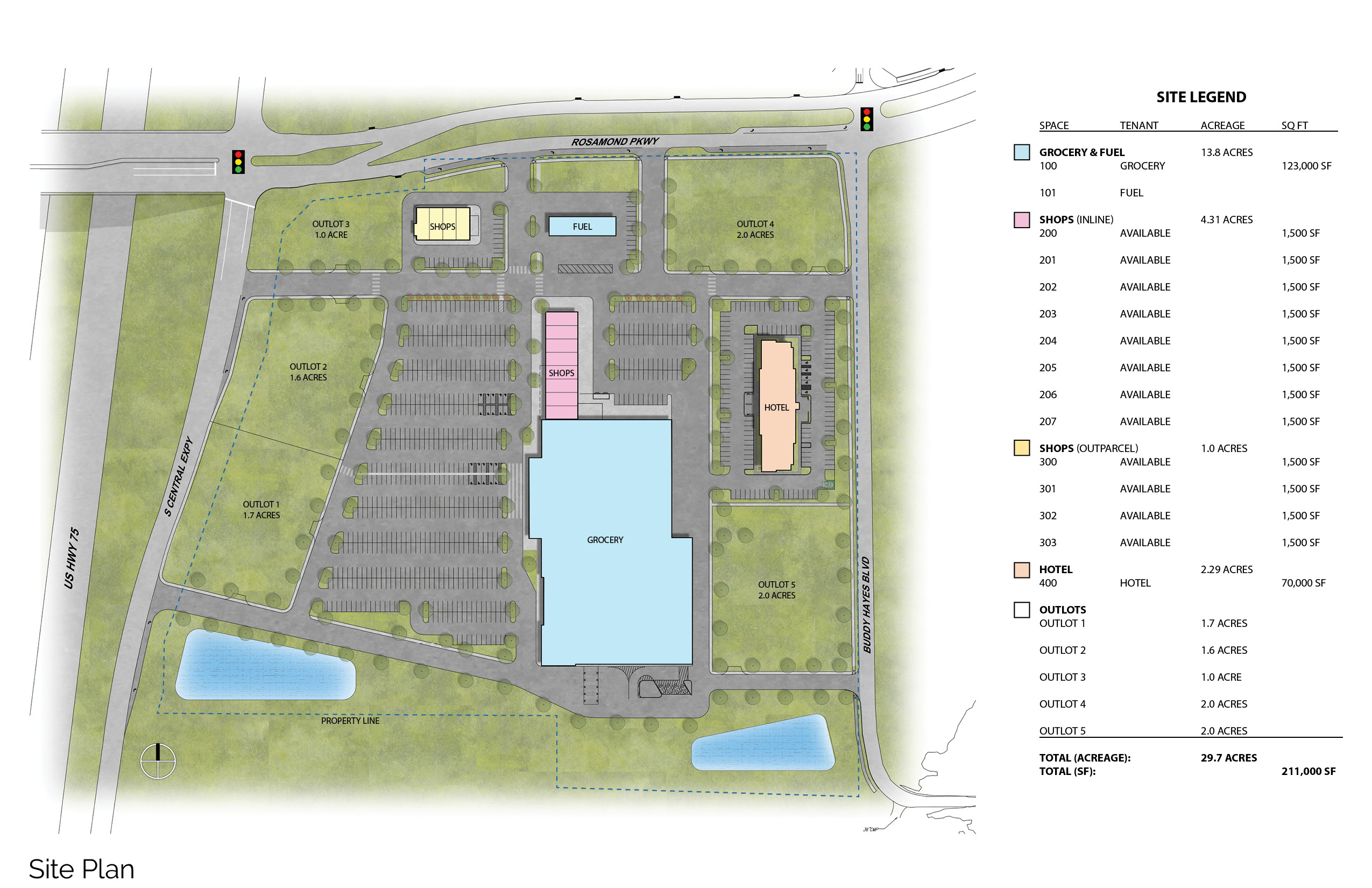 Rosamond South Site Plan