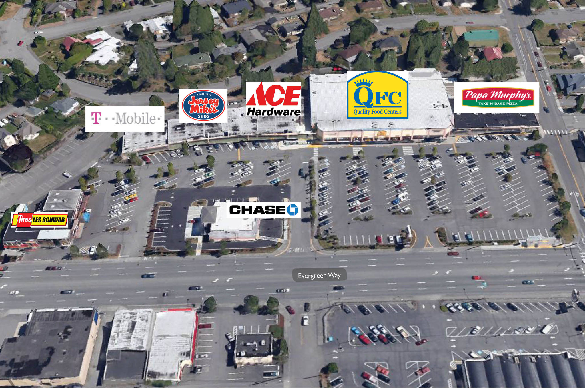 Retail Space for Lease in Everett, WA Claremont Village PECO