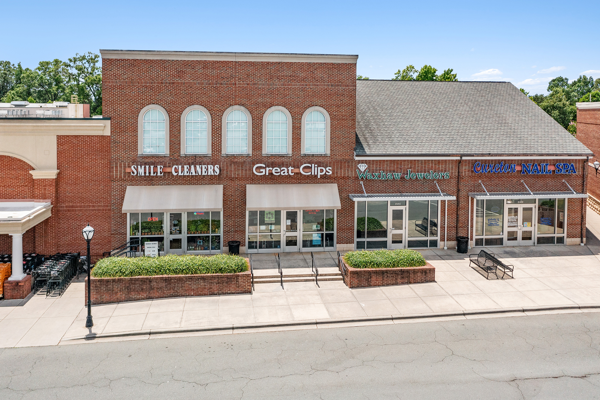 Retail Space for Lease in Waxhaw, NC Cureton Town Center PECO