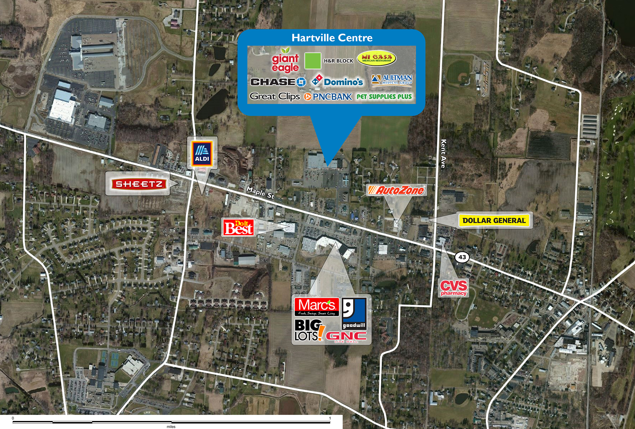 Retail Space for Lease in Hartville, OH Hartville Centre PECO